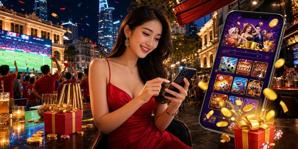 Người chơi trải nghiệm slot game tại TP. Hồ Chí Minh với giao diện tiếng Việt trên điện thoại