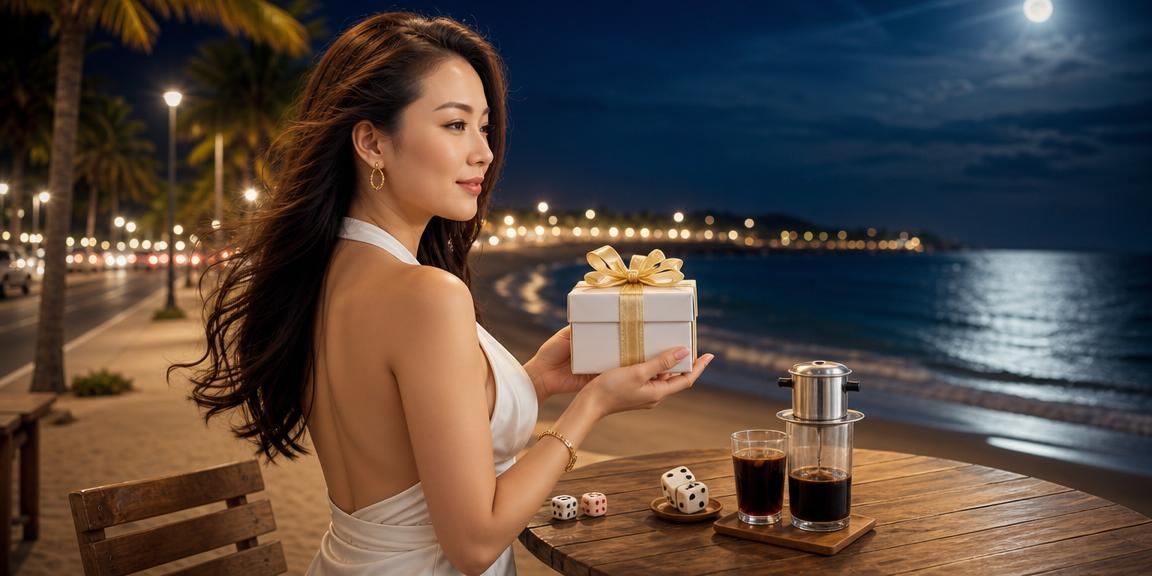 Người chơi tài xỉu trực tuyến tại quán cà phê Phan Thiết buổi chiều